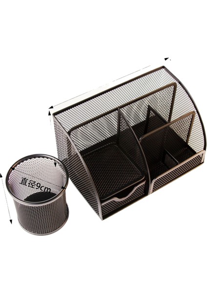 7 Bölmeli Çok Fonksiyonlu Saklama Kutusu Kalem Kovası (Yurt Dışından)