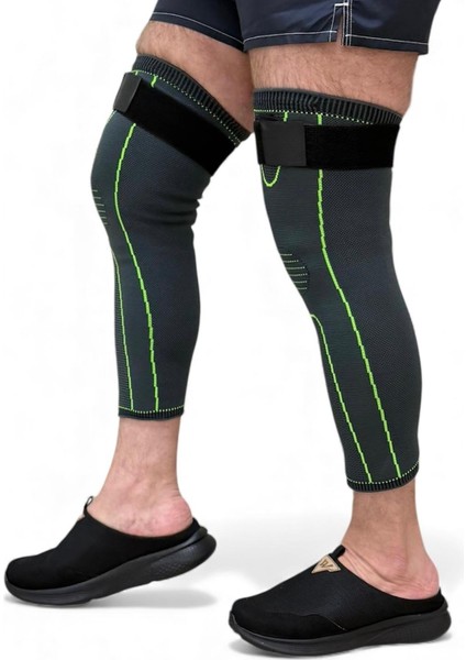 Kompresyon Destekli, Kaymaz, Ağrı Azaltıcı Diz Koruyucu Sıcak Tutan Dizlik Lüx Örgü