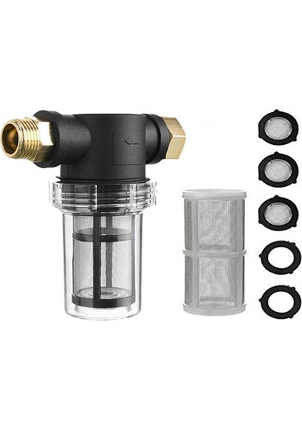 3/4 Bahçe Sulama Filtresi Su Ürünleri Yetiştiriciliği Balık Tankı Su Pompası Filtresi Araba Yı Ev Su Borusu Süzgeci (Yurt Dışından)