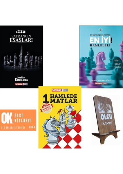 1 Hamlede Matlar - Satrancın Esasları - Bir Satranç Kulübünün En Iyi Hamleleri! / 3 Kitap Set