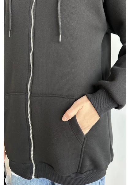 Kapüşonlu Şardonlu Tesettür Sweatshirt P-00019654 fırsatları