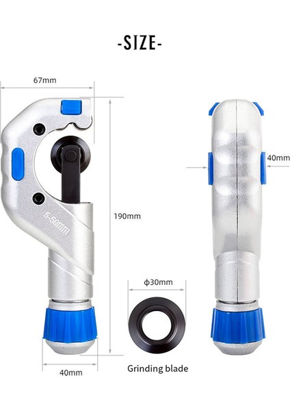 Silindir Boru Kesici Ön Çatallı Boru Kesici Paslanmaz Çelik Boru Kesici Alet Kesme Çubuğu (Yurt Dışından) indirimleri