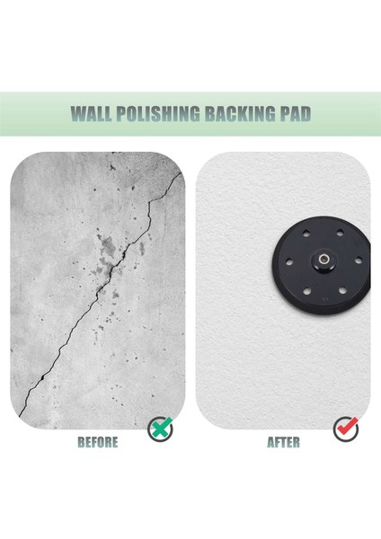 215 mm Kendinden Yapışkanlı Zımpara Diski Duvar Cilalama Destek Plakası Alçıpan Zımpara Makinesi Için Cırt Cırtlı Yedek Zımpara Pedi (Yurt Dışından) indirimleri