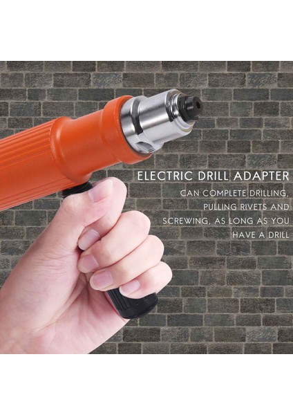 2,0 mm - 4,8 mm Elektrikli Perçin Tabancası Adaptör Başlığı Kablosuz Perçinleme Aleti Matkap Adaptörü (Yurt Dışından) modelleri