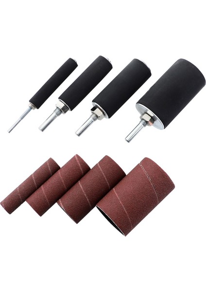 Matkap Pres Döner Aletleri Için Mil Kılıflı Tambur Zımpara Takımı Zımpara Bant Zımpara Kağıdı (Yurt Dışından) modelleri