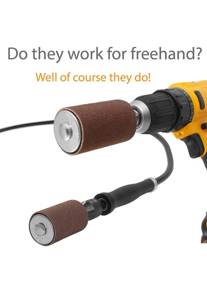 Matkap Pres Döner Aletleri Için Mil Kılıflı Tambur Zımpara Takımı Zımpara Bant Zımpara Kağıdı (Yurt Dışından) fırsatları