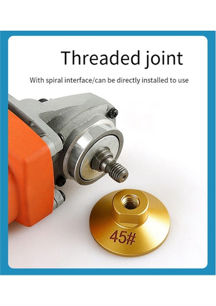 Adet 45 M10 Lehimli Düz Taşlama Başlığı Aşındırıcı Cilalama Taşı Mermer Kuvars Arnavut Kaldırımı Taşlama (Yurt Dışından) modelleri