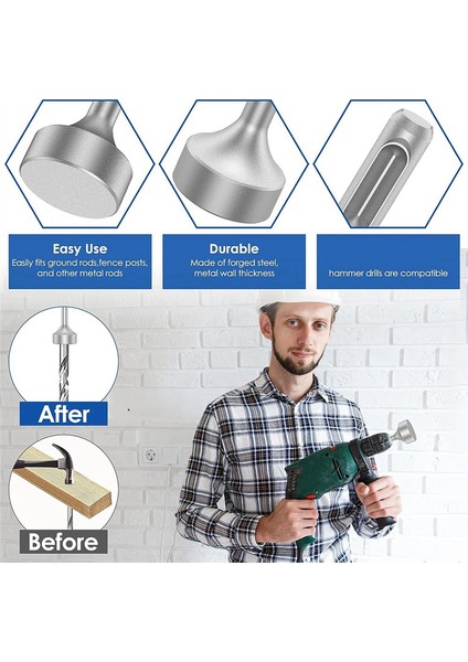 Darbeli Matkaplar Için Sds Plus Topraklama Çubuğu Sürücüsü, Gbh-3-28 Gbh2-26 (Ark Yüzeyi) Için Üniversal Topraklama Çubuğu Uç Sürücü Soketi (Yurt Dışından) fiyatları