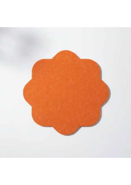 2 Adet Keçe Amerikan Servis-Kolay Silinebilir SUPLA-33X33 Cm-Sekizgen Çiçek Desenli modelleri