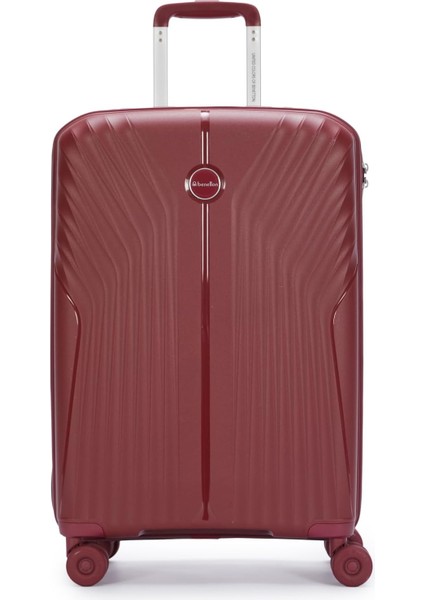 Ultra Hafif Polipropilen Orta Boy Valiz Bordo