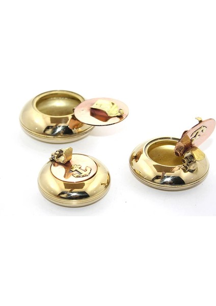 3'lü Pirinç Küllük Seti 4285