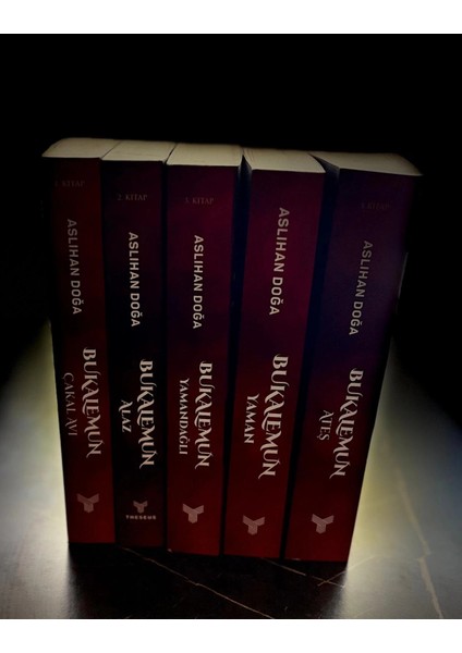 Bukalemun Serisi- Aslıhan Doğa- Theseus Yayınevi- (Bukalemun: Çakal Avı- Alaz- Yamandağlı- Yaman- Ateş)