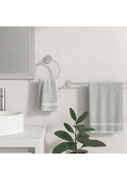 Krom Yuvarlak Havlu Halkası – Paslanmaz Çelik, Duvara Monte Şık Banyo Havlu Askılığı fiyatları