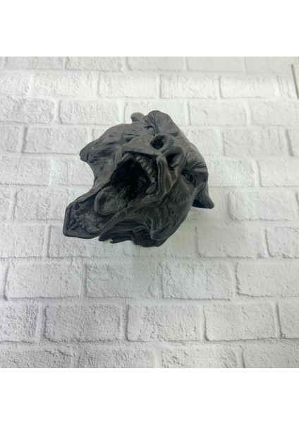 Buğz 3D Siyah Ayı Başı Duvar Dekoru Modern Asılabilir Heykel 25X19 cm fırsatları
