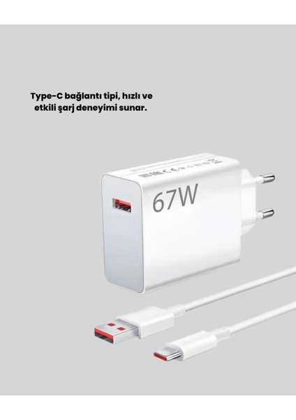 Buğz 67 Watt Type C Turbo Şarj Seti Tcl 20 30 50 Uyumlu fırsatları