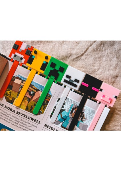 Minecraft Kitap Ayracı (Seçilen 5 Adet)