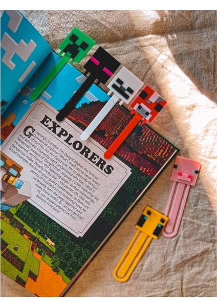 Minecraft Kitap Ayracı (Seçilen 5 Adet) fiyatları