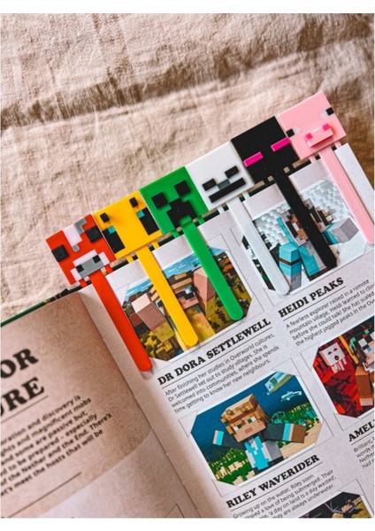 Minecraft Kitap Ayracı (Seçilen 5 Adet) modelleri