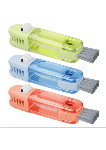 Pratik 3in1 Çok Fonksiyonlu Biberon, Termos ve Kapak Temizleyici Fırça Seti