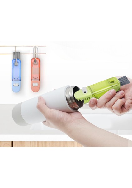 Pratik 3in1 Çok Fonksiyonlu Biberon, Termos ve Kapak Temizleyici Fırça Seti modelleri