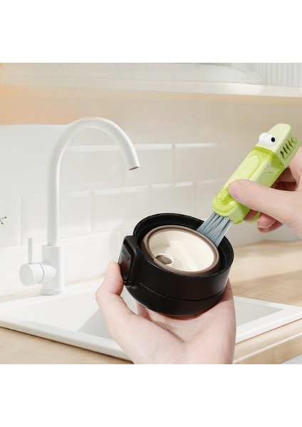 Pratik 3in1 Çok Fonksiyonlu Biberon, Termos ve Kapak Temizleyici Fırça Seti fırsatları