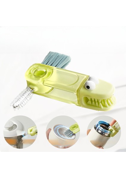 Pratik 3in1 Çok Fonksiyonlu Biberon, Termos ve Kapak Temizleyici Fırça Seti indirimleri