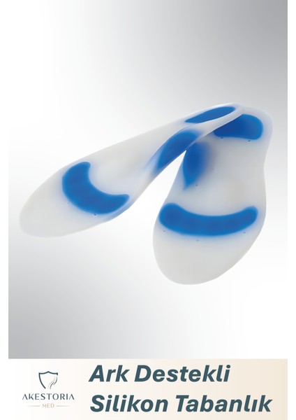 Anatomik Silikon Tabanlık, Destekli, Rahat ve Esnek Ayakkabı Ekstra Konfor