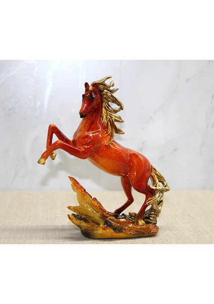 Polyester Şahlanmış At Figürü ALK4589