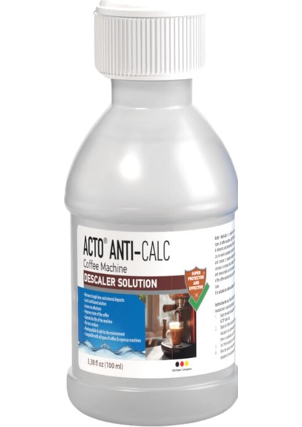 Antı-Calc 100 ml - Espresso Makinesi, Kahve Makinesi Kireç Çözücü, Her Tür Kahve Makinesi ve Su Isıtıcısı Için Sıvı Kireç Çözücü fiyatları