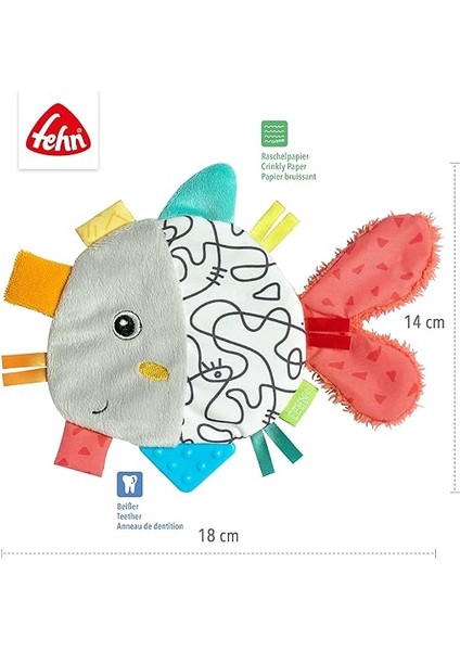 Çıtırdayan Balık - Kapmak ve Oynamak Için Hışırtılı Aktivite Bebek Oyuncağı - Hışırtılı Aktivite Oyuncağı Bebek Oyuncağı - 0+ Aydan Itibaren fırsatları