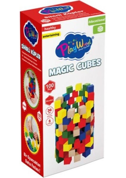 Ahşap Küpler Oyunu Denge Eğitici Öğretici Oyuncak 100 Parça fiyatları