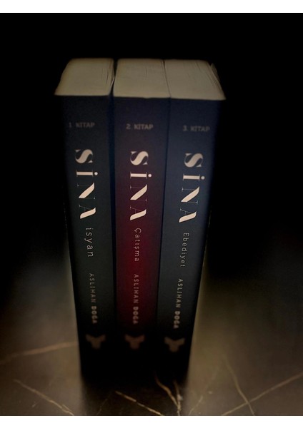 Sina Serisi - Aslıhan Doğa- Theseus Yayınevi- (Sina Isyan - Sina Çatışma - Sina Ebediyet)