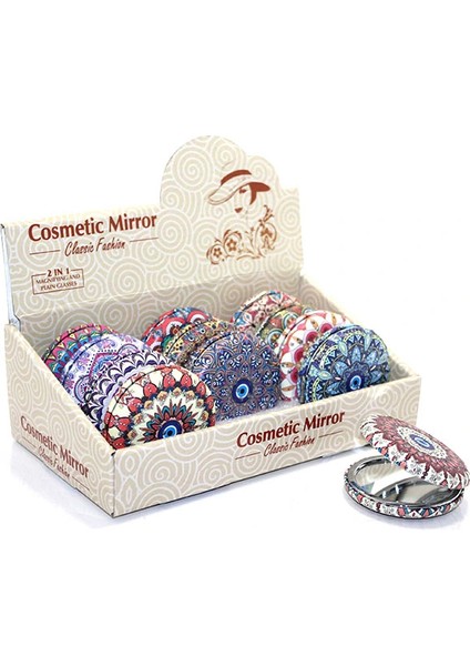 Yuvarlak Taşlı El Aynası LIV285