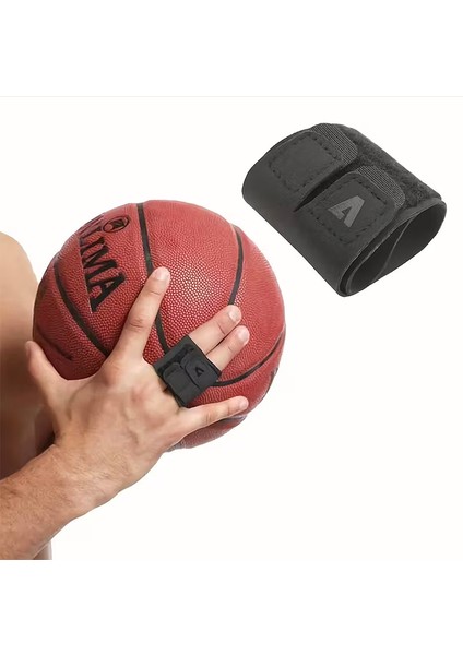 Basketbol ve Voleybol Parmak Eklem Koruma Için 1 Adet Sıkıştırma Parmak Koruyucu Isabet Artışı