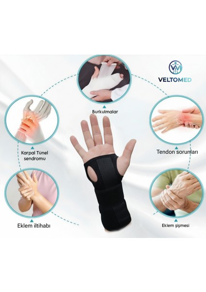 Ortopedik Çift Taraflı El Bilek Ateli, Medikal Bilek Ateli, Bilek Ağrıları, Karpal Tünel,