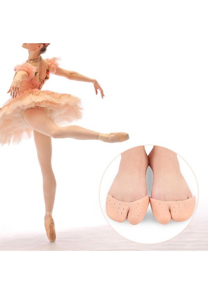 Yüksek Topuklu ve Bale Ayakkabısı Için Esnek Silikon Parmak Koruyucu