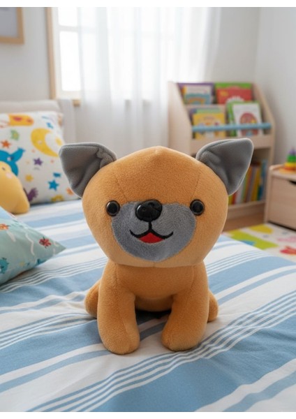 Sevimli Köpek Peluş Oyuncak Yumuşak Kaliteli