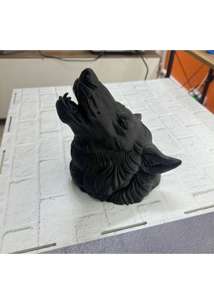 Buğz Dekoratif Asılabilir Siyah Ayı Başı 3D Duvar Heykeli 25X19 cm fırsatları
