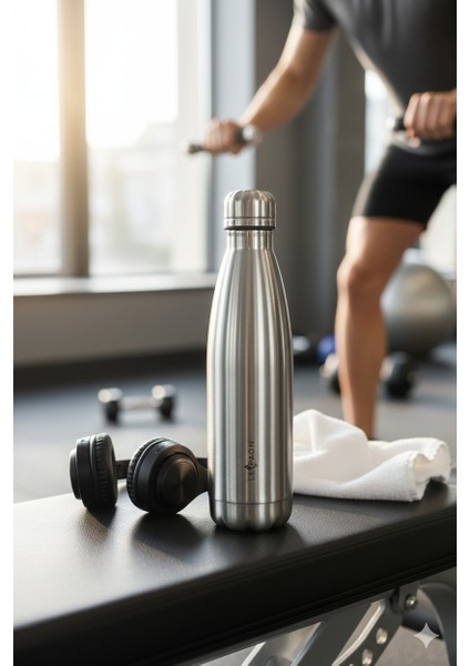 500 ml Paslanmaz Çelik Su Şişesi Termos Sızdırmaz 6 Saat Sıcak 12 Saat Soğuk Bpa Free