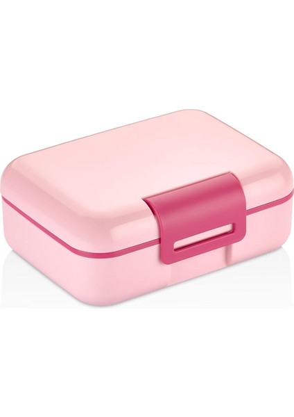 Design Kendinden Kaşıklı 5 Bölmeli 2 Katlı Beslenme Kutusu (Pembe) fırsatları