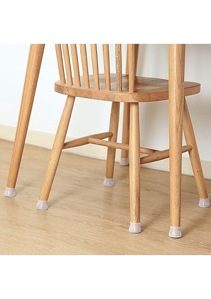 24 Adet Şeffaf Silikon Sandalye Bacak Koruyucu Kapak Seti | Kaymaz, Sessiz, Yuvarlak Mobilya Ayak Kılıfı | Zemin Koruma Için Şeffaf Silikon Ayak Pedleri | Masa Sandalye Ayak Uyumlu fiyatları