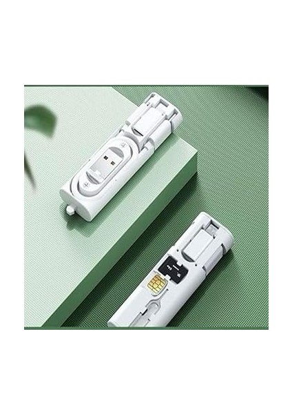 Aksesaurcı 7 In 1 Çok Işlevli USB C Adaptör Seti Type-C, Usb, Micro Light-Ning Port, Seyahat Için USB Kablosu Sim Kart, Hafıza Kartı Saklama Kutusu, Kameralar ve Daha Fazlası Için fırsatları