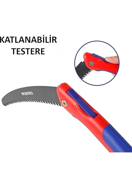 WP333003 250 mm Katlanabilir Profesyonel Ağaç Budama Testeresi fiyatları