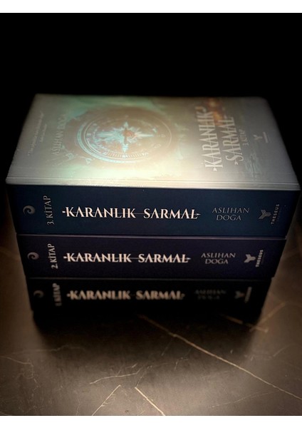 Karanlık Sarmal Serisi - Aslıhan Doğa- Theseus Yayınevi- (Karanlık Sarmal 1- Karanlık Sarmal 2- Karanlık Sarmal 3)