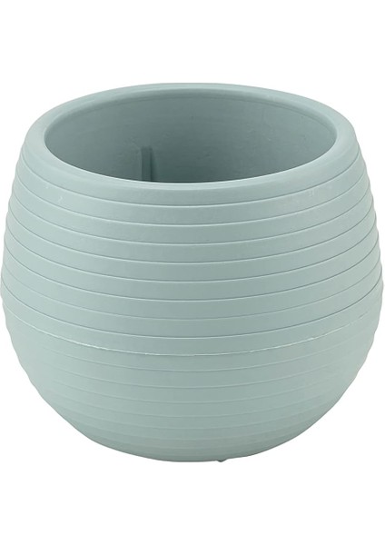 ES03 Elvan Kaktüs, Sukulent Saksısı Tabaklı 9,6cm, 550 Mililitre Gokmavi