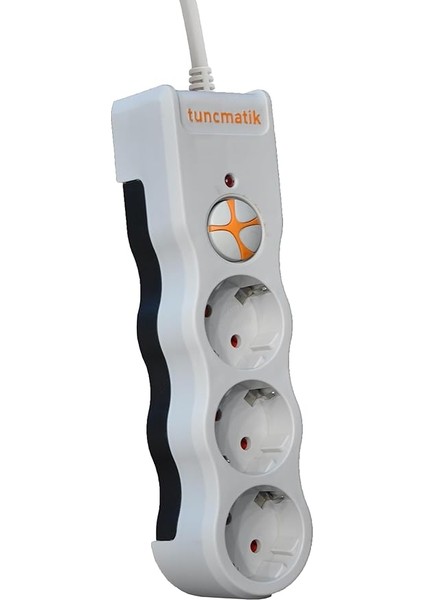TSK19009 Powersurge 3-Surge Protectıon PLUG-1050 Joule-Wıth Cable Beyaz modelleri