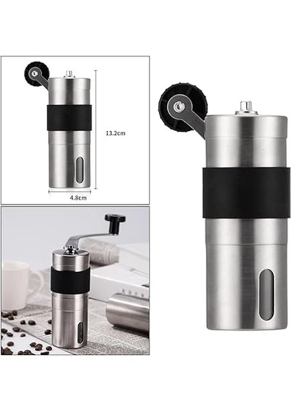 Paslanmaz Çelik Kahve Değirmeni Baharat Öğütücü Dişli Manuel Coffee Grinder indirimleri