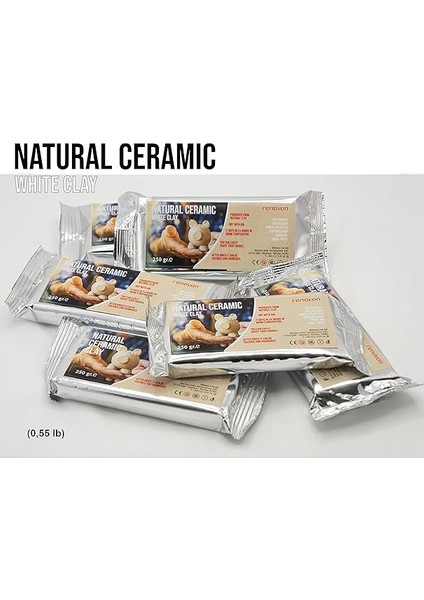 Seramik Kil Hamuru, Beyaz 250 gr Fırınlamaya Gerek Olmayan Güzel Sanatlar Figür Heykel Modelleme Oyun ve Montessori Sınıfları Için Toksik Olmayan Doğal Kil fiyatları