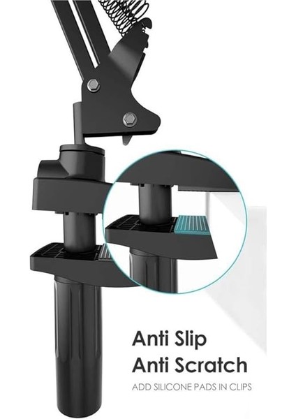 Hareketli Masa Tablet ve Telefon Tutacağı Youtuber Twitch Yayıncı Standı Ev ve Ofis Kullanımına Uygun Öğrenci Ev Hanımı Çalışan Için Tablet Tutucu J1 fiyatları