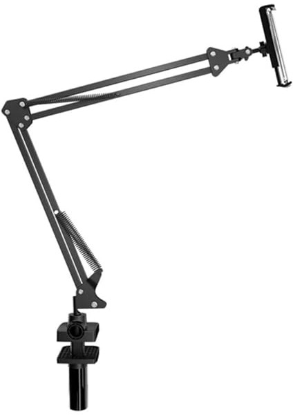 Hareketli Masa Tablet ve Telefon Tutacağı Youtuber Twitch Yayıncı Standı Ev ve Ofis Kullanımına Uygun Öğrenci Ev Hanımı Çalışan Için Tablet Tutucu J1 fırsatları